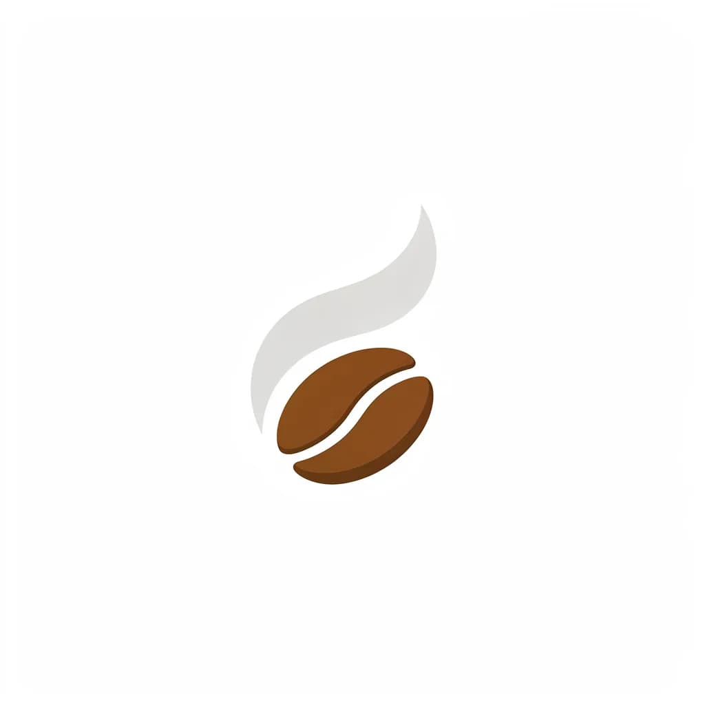 Логотип-иконка кофейни, сгенерированный FLUX.2 в seemsez
